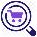 Search Cart Ecommerce Icon