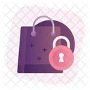 Shopping Security Shopping Lock Shopping Protection Icon