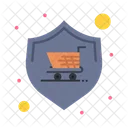Shopping Shield Shopping Security Shopping Protection Icon