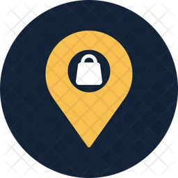 Shopping store location  Icon