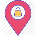 Shopping Store Location Destination Location Icon