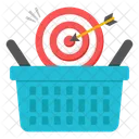 Shopping Target Shopping Aim Shopping Goal Icon