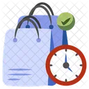Shopping Time Spending Time Handbags Icon