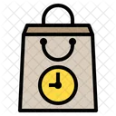 Bag Shopping Clock Icon