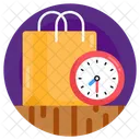 Shopping Bag Shopping Time Sale Time Icon