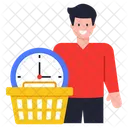 Purchase Time Shopping Time Buy Time Icon