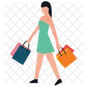 Shopping Time Leisure Time Buying Icon