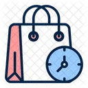 Shopping Time Schedule Icon