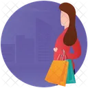Shopping Time Christmas Gift Party Gift Icon