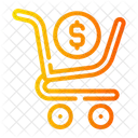 Shopping Trolley Dollar Market Icon