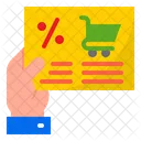 Shopping Voucher  Icon
