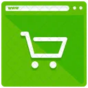 Shopping Webpage Ecommerce Icon