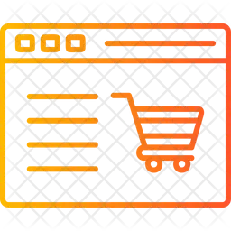 Shopping website  Icon