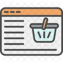 Shopping Website Digital Shopping Online Shopping Icon