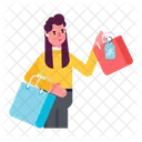 Shopping Woman  Icon
