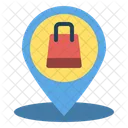 Shoppingmall Location Map Icon