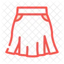 Short Skirt Skirt Girl Icon