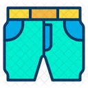 Pant Short Cloth Icon