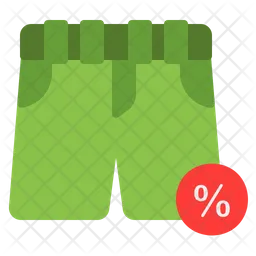 Shorts Discount  Icon