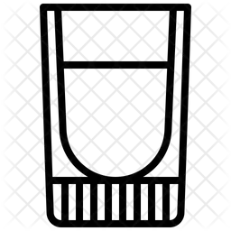 Shot Glass Marked  Icon