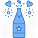 Shot Out Wedding Wine Bottle Icon