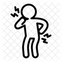Shoulder And Back Pain  Icon