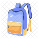Backpack School Bag Knapsack Icon