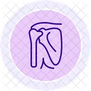Shoulder Bones Line Icon Icon