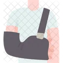 Shoulder Immobilizer Sling Icon