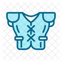 American Football Shoulder Pads Uniform Icon