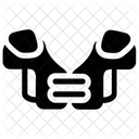 Shoulder Pads Safety Guard Sportswear Icon