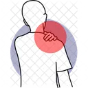 Shoulder Pain Shoulder Hurt Shoulder Injured Icon