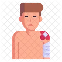 Shoulder Injury Shoulder Bandage Shoulder Plaster アイコン