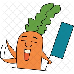 Shouting Carrot  Icon
