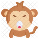 Shouting Monkey Icon