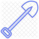 Shovel Duotone Line Icon Symbol