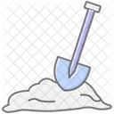 Shovel Lineal Color Icon Icon