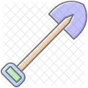 Shovel Lineal Color Icon Symbol