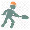 Shovel Engineer Construction Icon