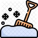 Shovel Tool Snowflake Icon