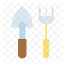 Shovel Pitchfork Gardening Icon