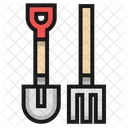 Shovel and Fork  Icon