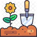 Shovel Flower  Icon