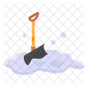 Snow Shovel Winter Icon