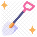 Flat Shovel Icon