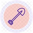 Shovel Line Icon Icon