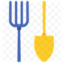 Shovel Fork Agriculture Icon