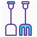 Rake Farm Tools Icon