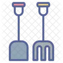 Rake Farm Tools Icon
