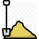 Shovel Sand Drawn Icon